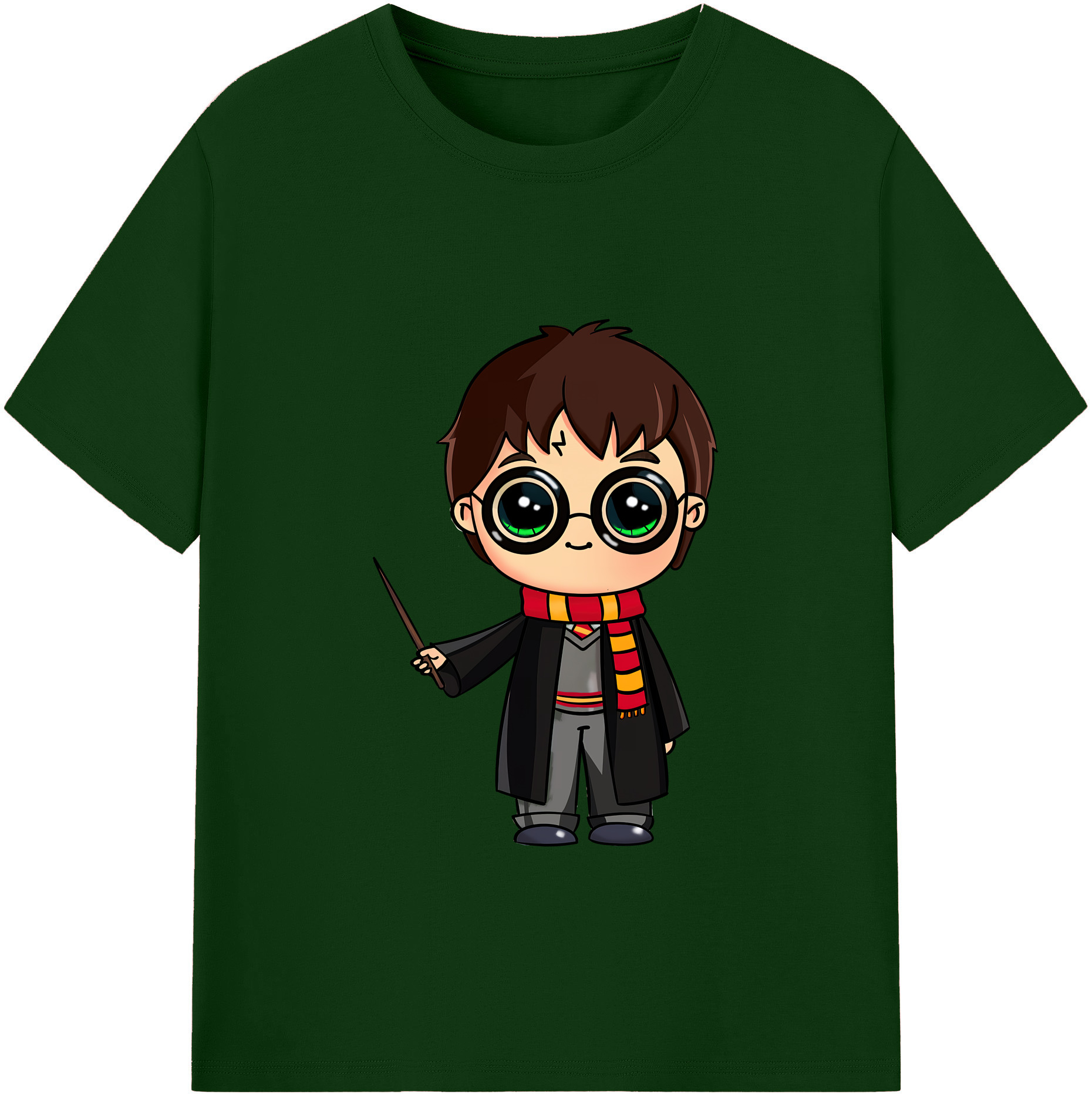 （画像用） Harry Potter ハリー・ポッターシリーズ 綿100％半袖Tシャツ（フロントプリント）
